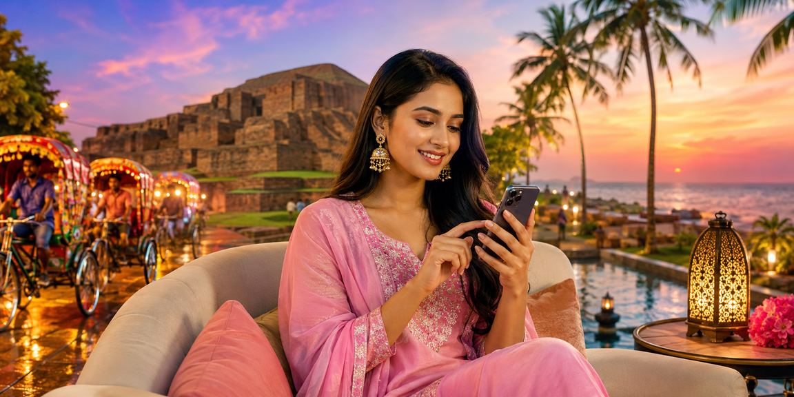 বাংলাদেশে মোবাইল থেকে প্রোমোশন পেমেন্টের দৃশ্য